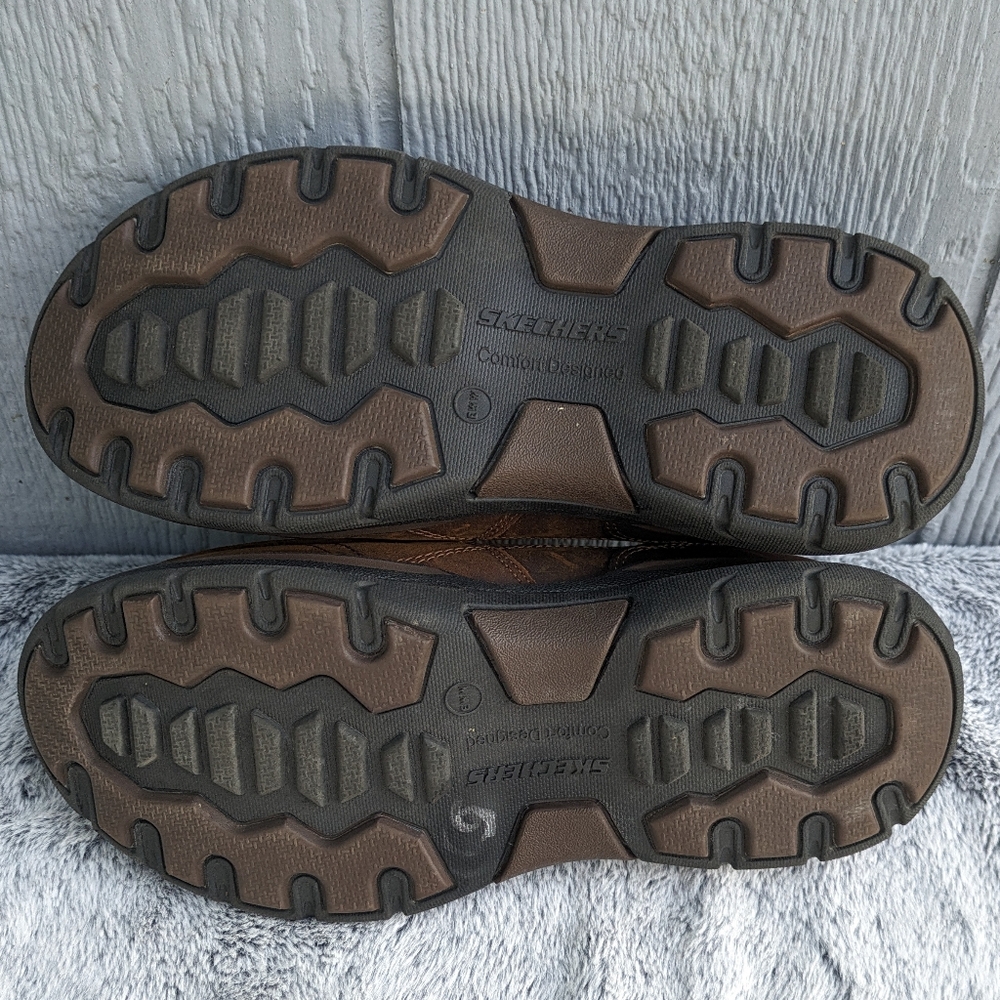 Skechers Extra Wide Fit Expended Seveno Slip-On Leather Loafers Men's Size 9 - Picture 8 of 9